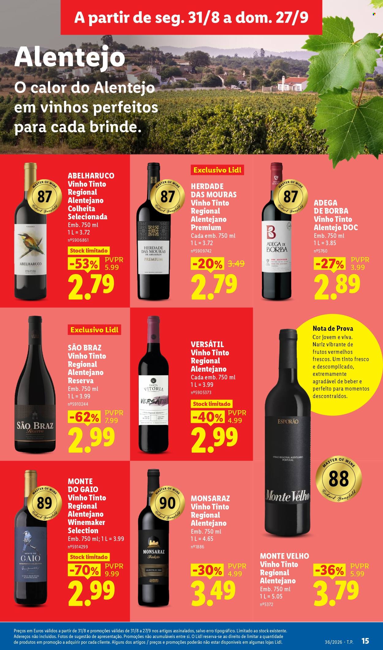Folheto Lidl - 31.8.2026 - 27.9.2026. Página 15