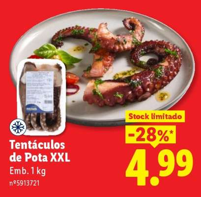 Tentáculos de Pota XXL