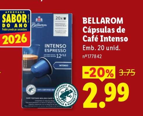 Bellarom Cápsulas de Café Intenso