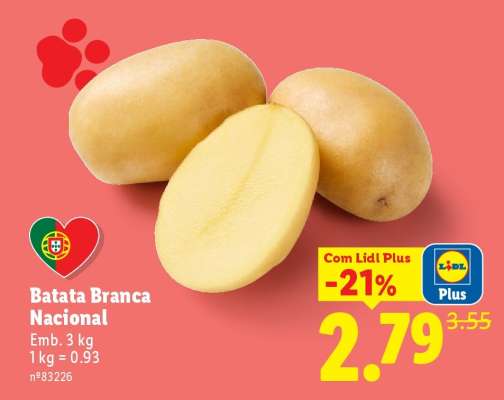 Batata Branca Nacional