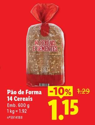 Pão de Forma 14 Cereais