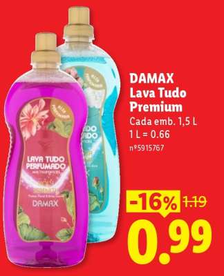 DAMAX Lava Tudo Premium