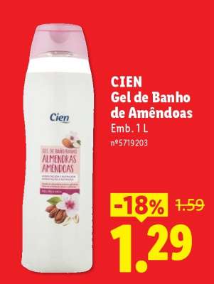 CIEN Gel de Banho de Amêndoas