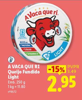 A Vaca que Ri Queijo Fundido Light