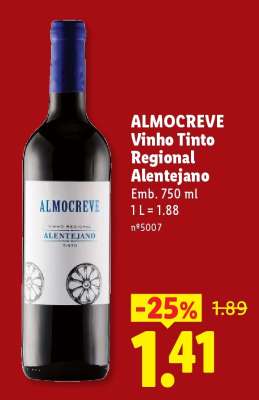 Almocreve Vinho Tinto Regional Alentejano