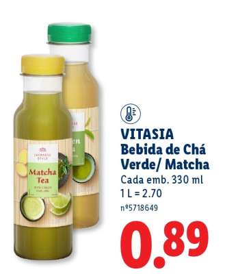 VITASIA Bebida de Chá Verde/Matcha
