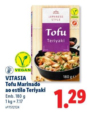 VITASIA Tofu Marinado ao estilo Teriyaki