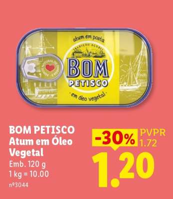 Bom Petisco Atum em Óleo Vegetal