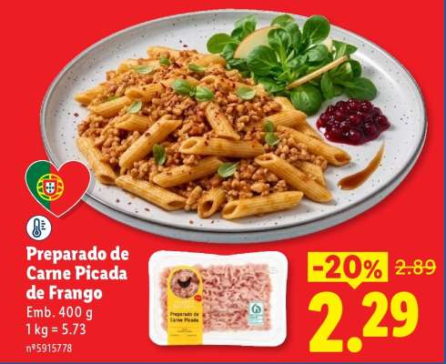 Preparado de Carne Picada de Frango