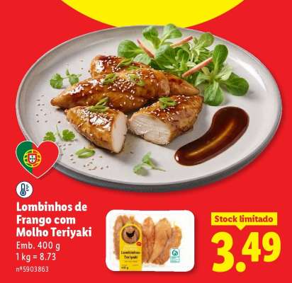 Lombinhos de Frango com Molho Teriyaki