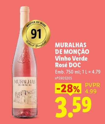 MURALHAS DE MONÇÃO Vinho Verde Rosé DOC