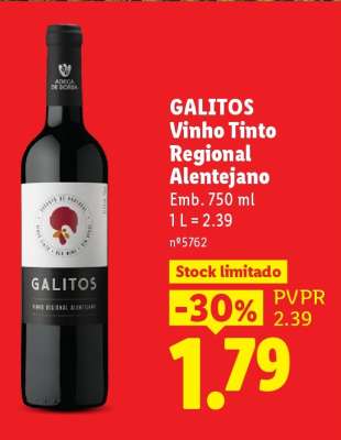 GALITOS Vinho Tinto Regional Alentejano