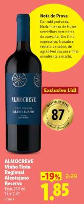 Almocreve Vinho Tinto Regional Alentejano Reserva