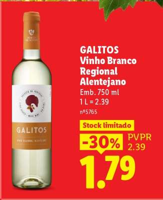 GALITOS Vinho Branco Regional Alentejano