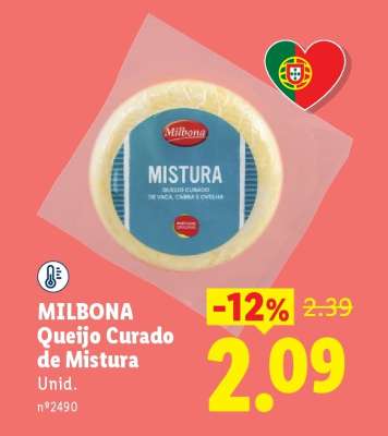 MILBONA Queijo Curado de Mistura