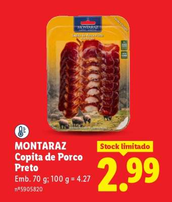 MONTARAZ Copita de Porco Preto