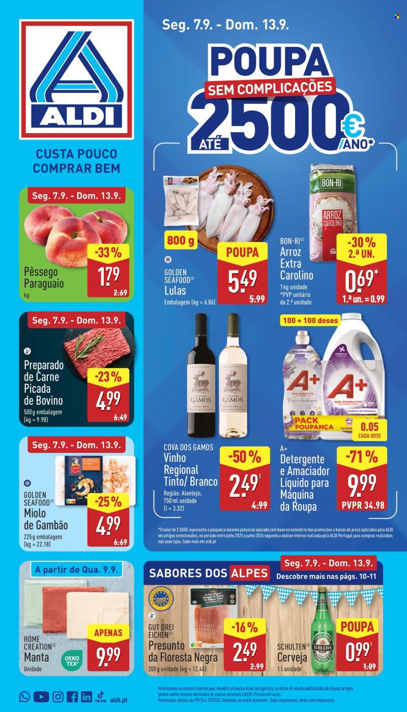 Folheto Aldi - 7.9.2026 - 13.9.2026.