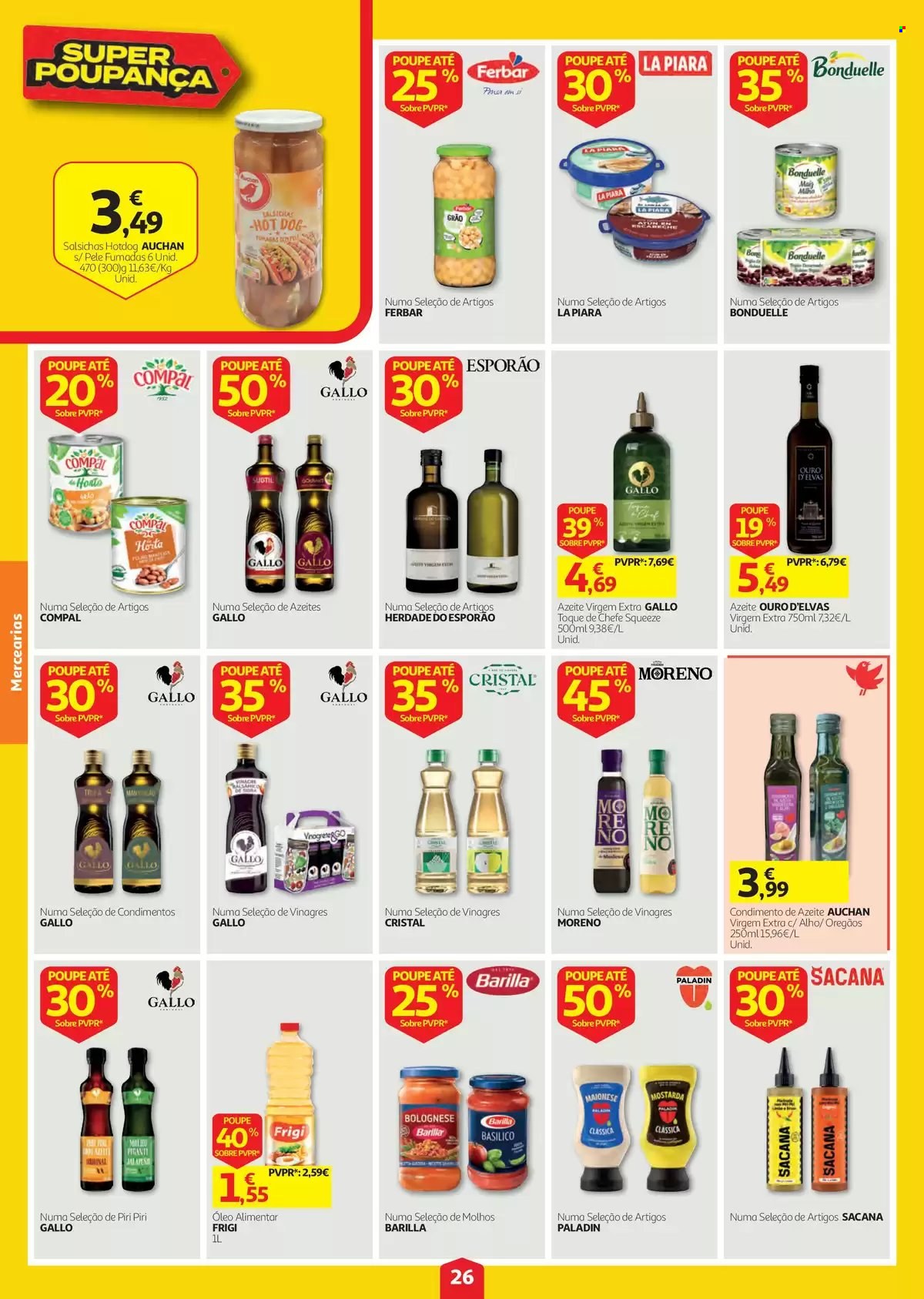 Folheto Auchan - 3.9.2026 - 9.9.2026. Página 26