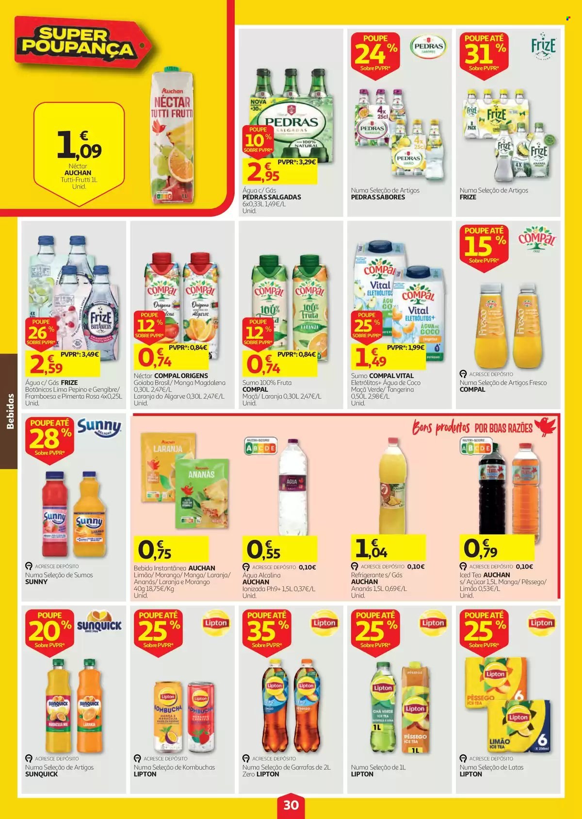 Folheto Auchan - 3.9.2026 - 9.9.2026. Página 30