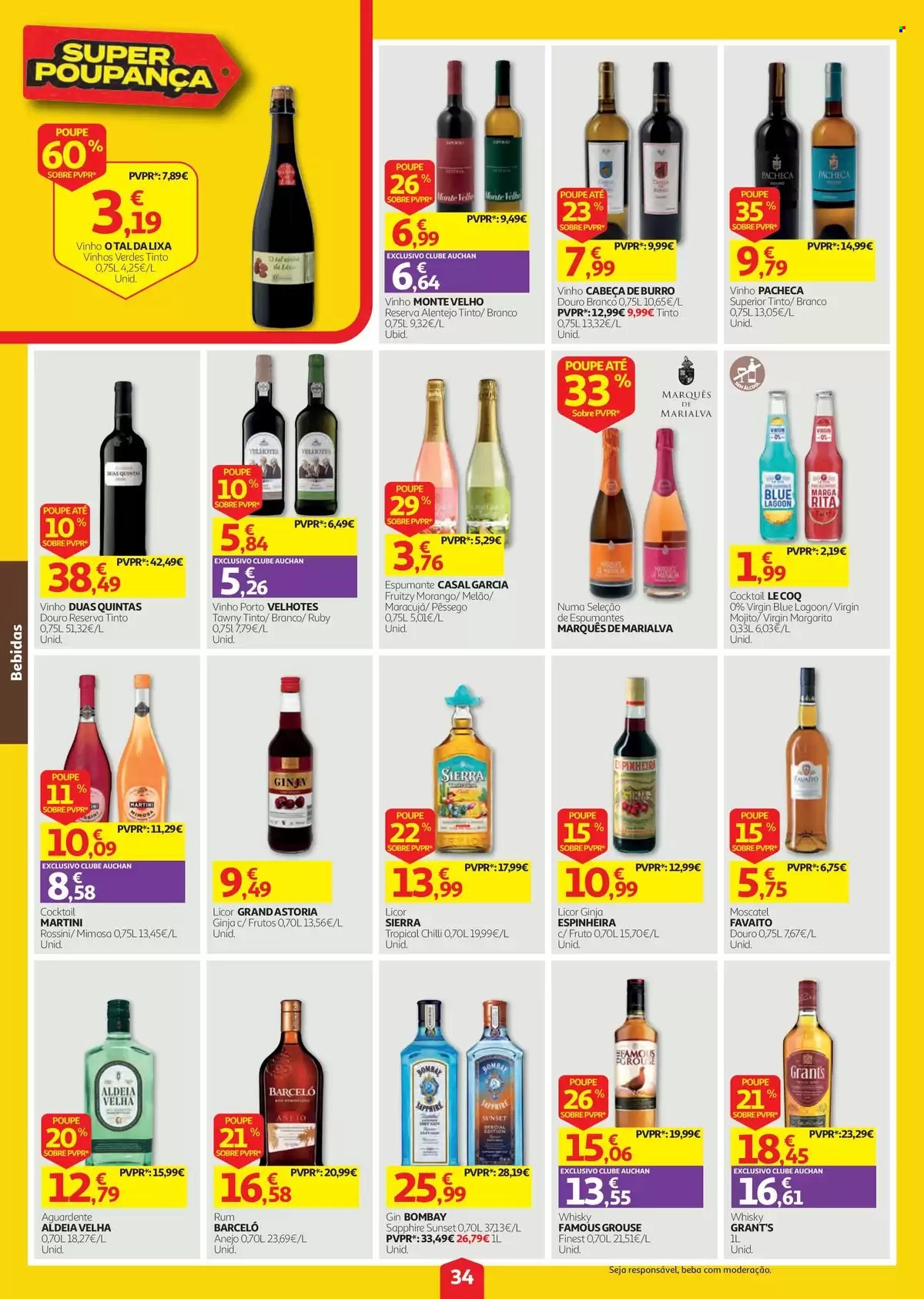 Folheto Auchan - 3.9.2026 - 9.9.2026. Página 34