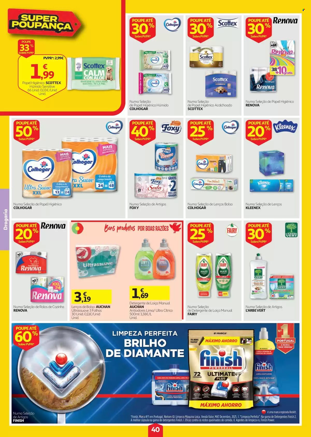 Folheto Auchan - 3.9.2026 - 9.9.2026. Página 40