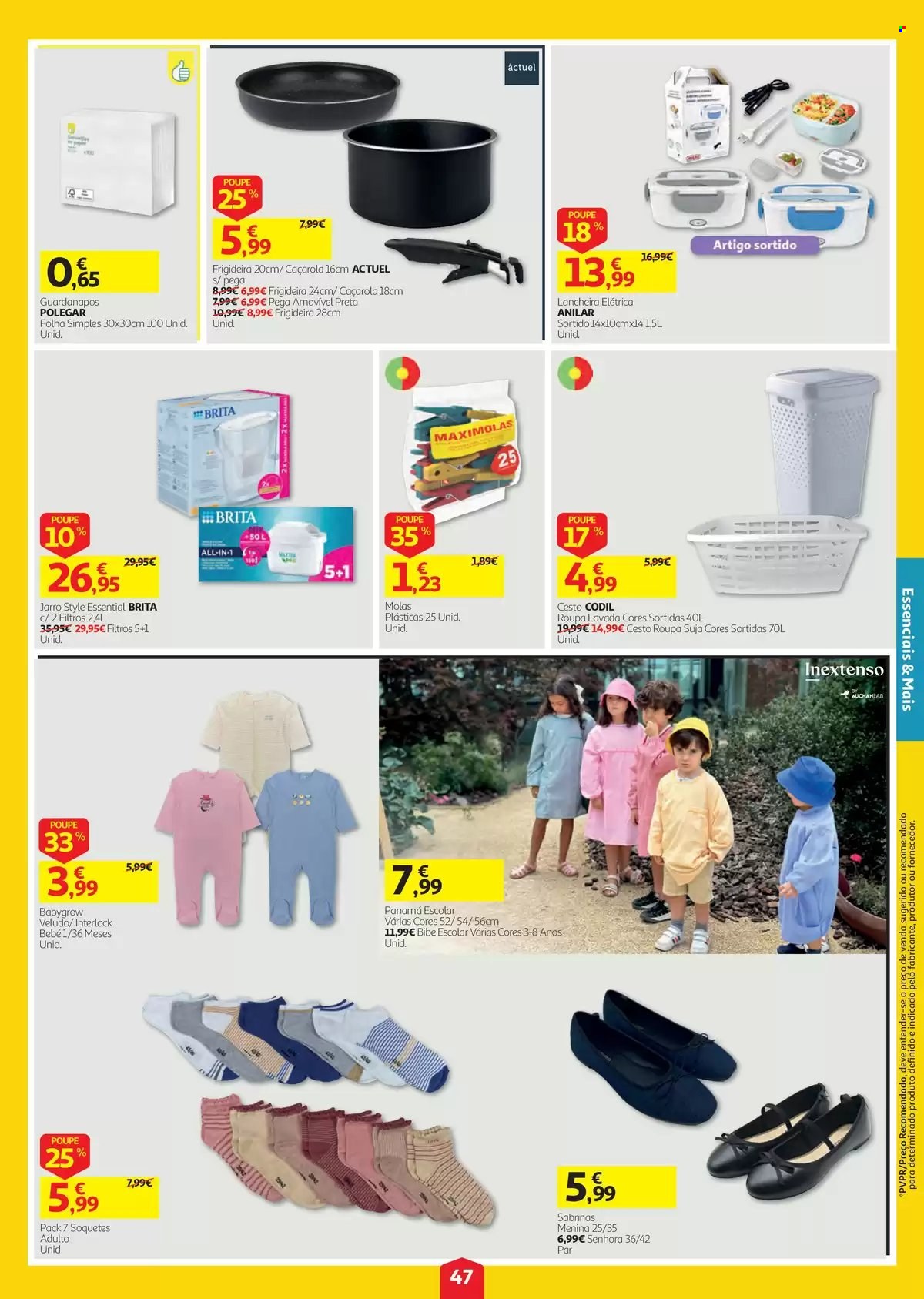 Folheto Auchan - 3.9.2026 - 9.9.2026. Página 47