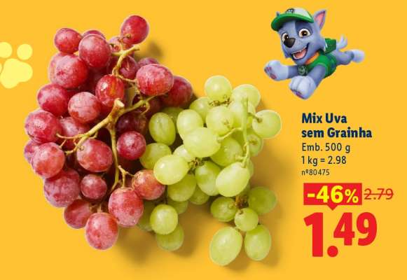 Mix Uva sem Grainha