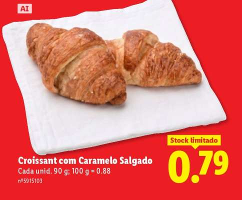 Croissant com Caramelo Salgado