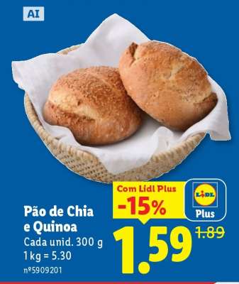 Pão de Chia e Quinoa