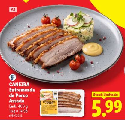 CANEIRA Entremeada de Porco Assada