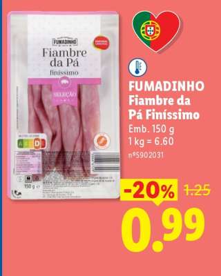 Fumadinho Fiambre da Pá Finíssimo