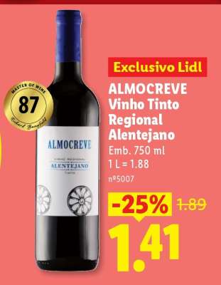 Almocreve Vinho Tinto Regional Alentejano