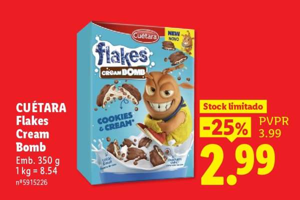 CUÉTARA Flakes Cream Bomb