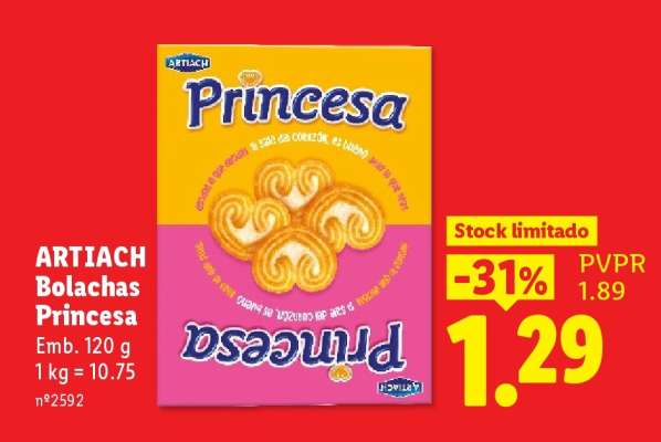ARTIACH Bolachas Princesa