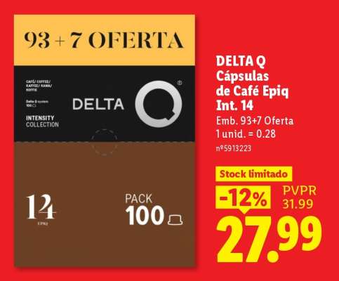DELTA Q Cápsulas de Café Epiq Int. 14