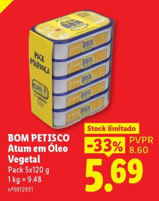 Bom Petisco Atum em Óleo Vegetal