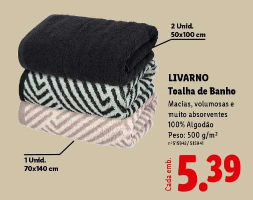 LIVARNO Toalha de Banho