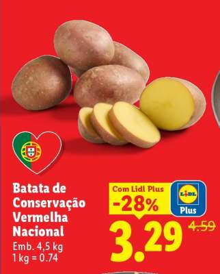 Batata de Conservação Vermelha Nacional