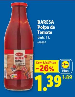 Baresa Polpa de Tomate