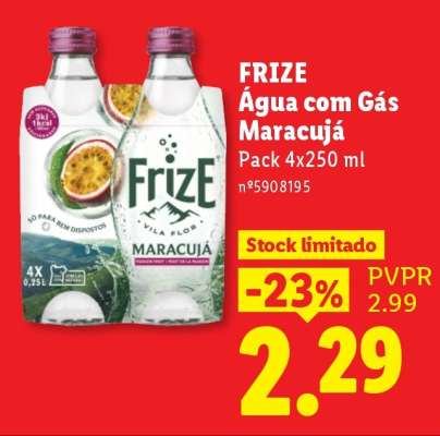 FRIZE Água com Gás Maracujá