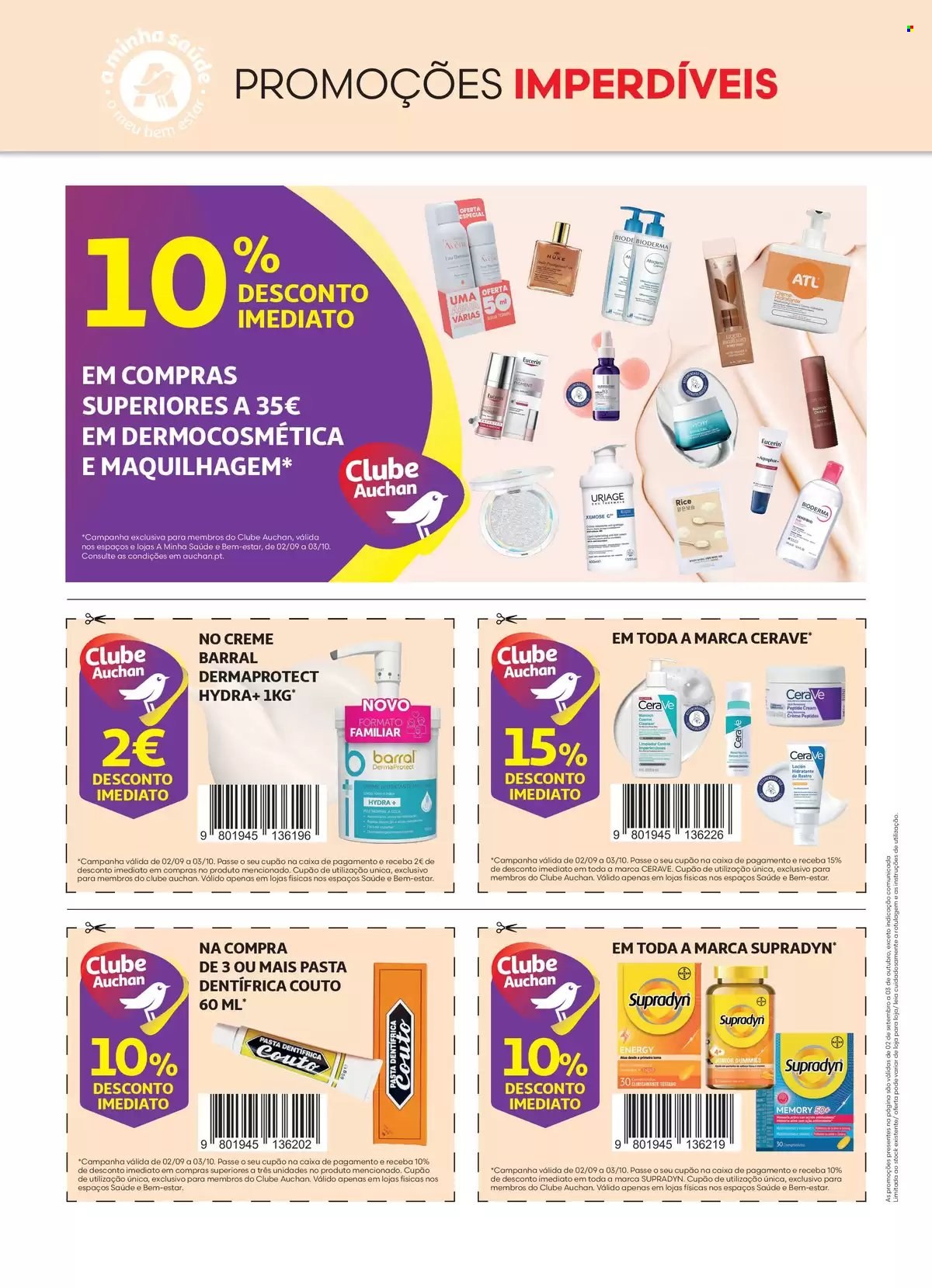 Folheto Auchan - 2.9.2026 - 3.10.2026. Página 68