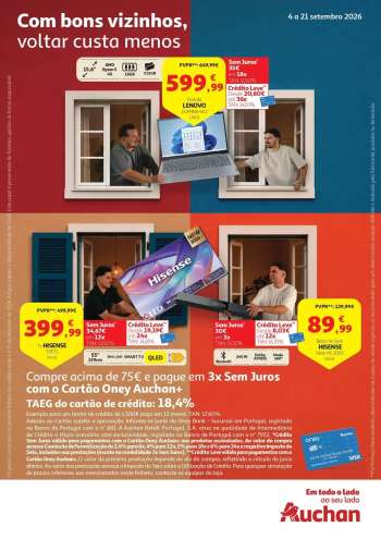 Folheto Auchan - 4.9.2026 - 21.9.2026.