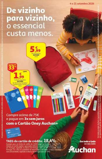 Folheto Auchan - 4.9.2026 - 21.9.2026.