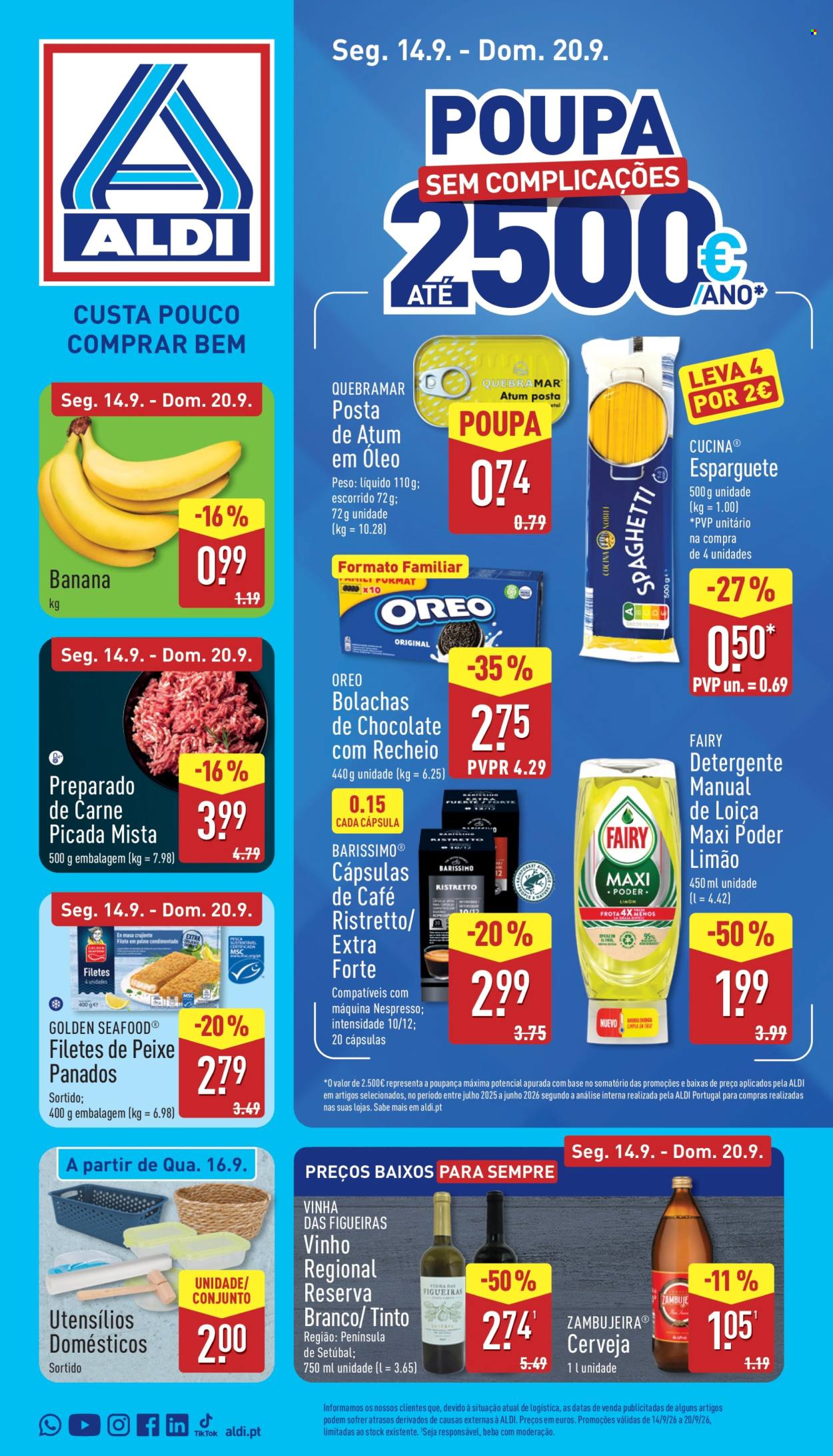 Folheto Aldi - 14.9.2026 - 20.9.2026. Página 1
