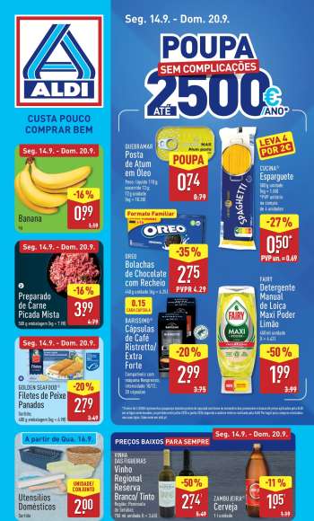 Folheto Aldi - 14.9.2026 - 20.9.2026.