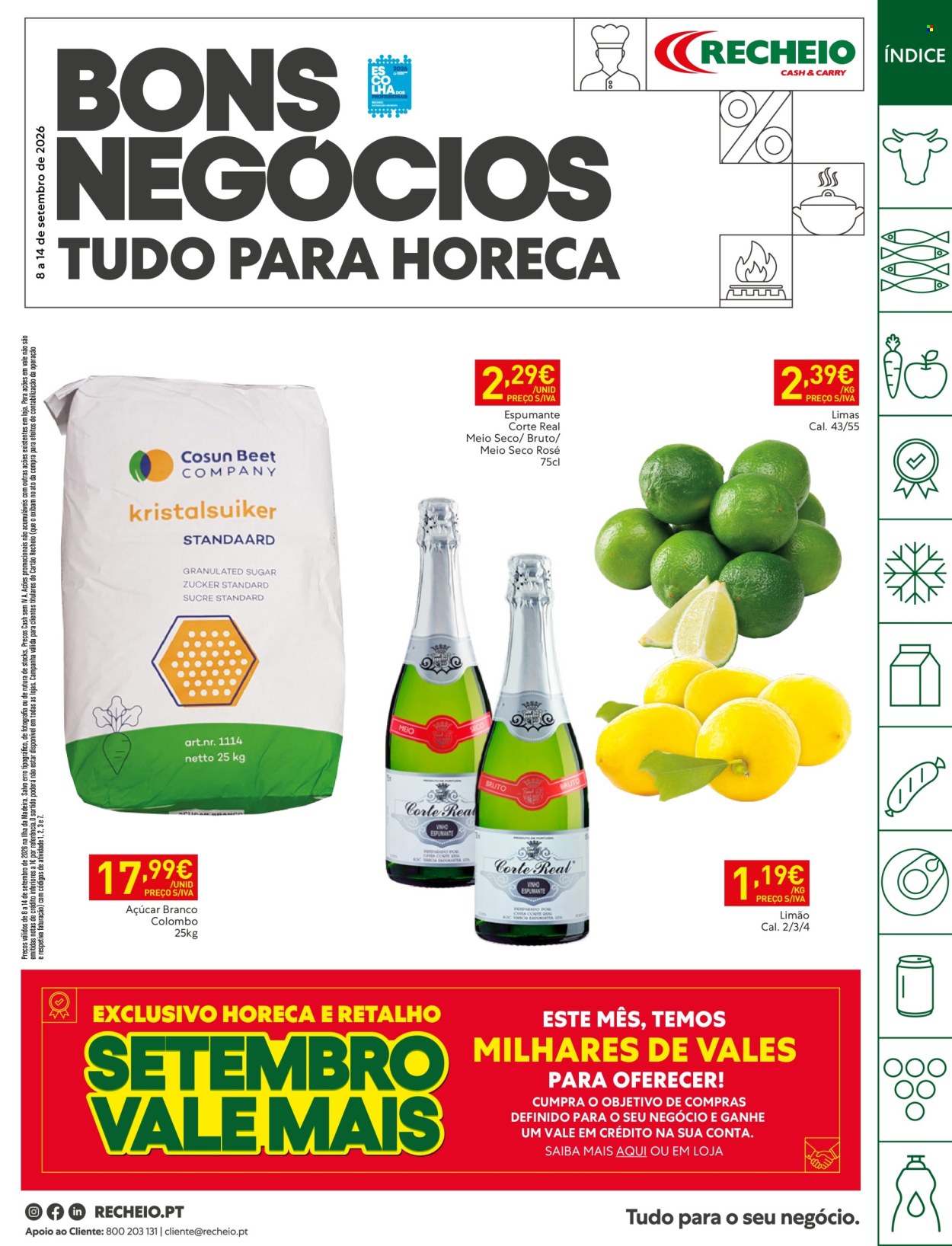 Folheto Recheio - 8.9.2026 - 14.9.2026. Página 1