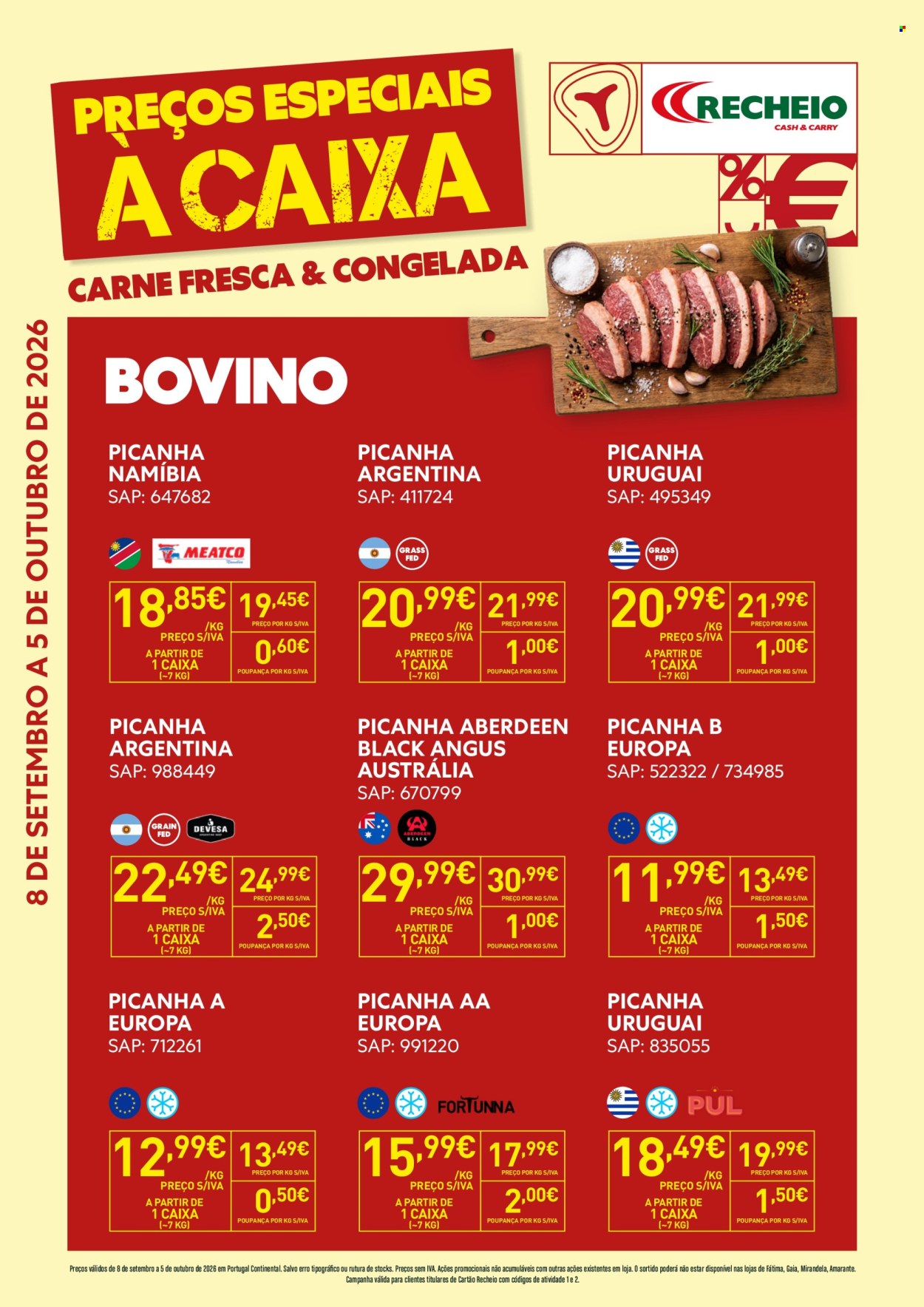 Folheto Recheio - 8.9.2026 - 5.10.2026. Página 1