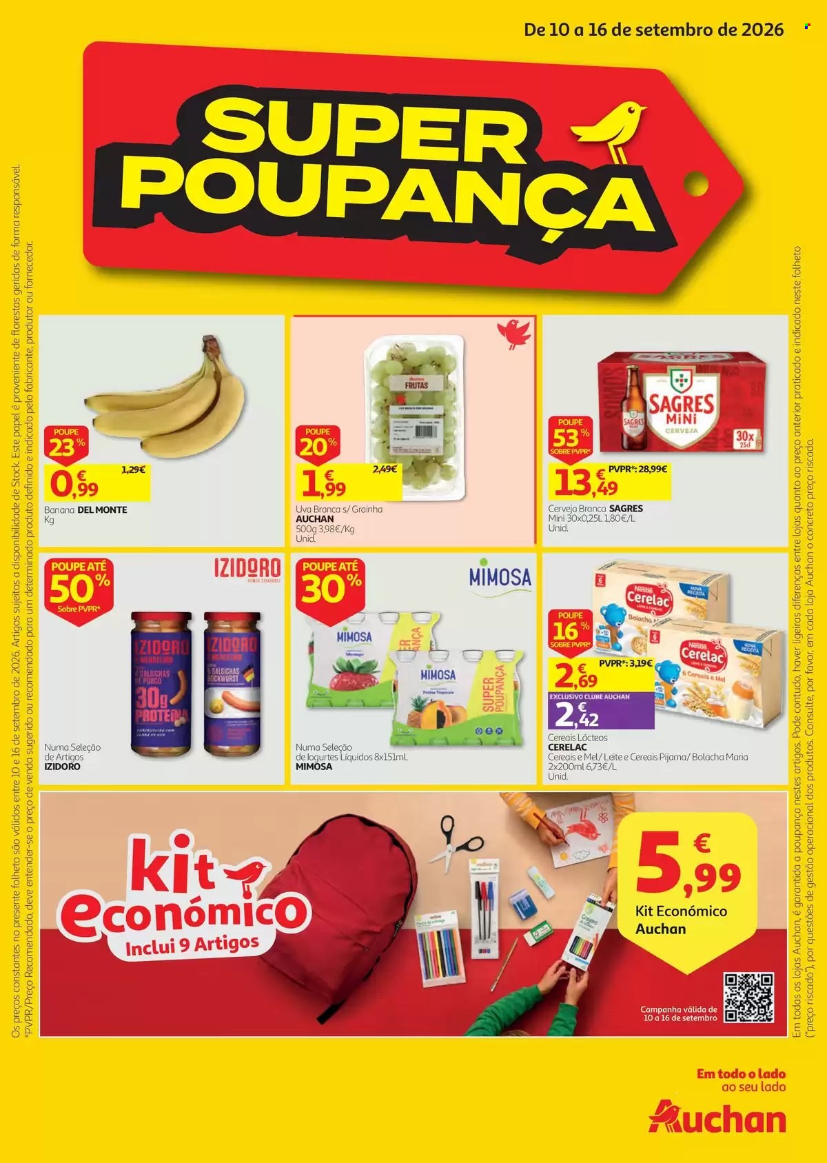 Folheto Auchan - 10.9.2026 - 16.9.2026. Página 1