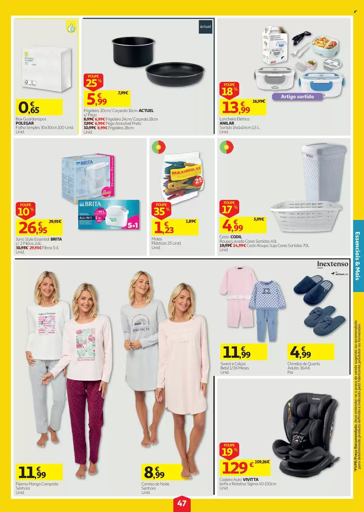 Folheto Auchan - 10.9.2026 - 16.9.2026. Página 47