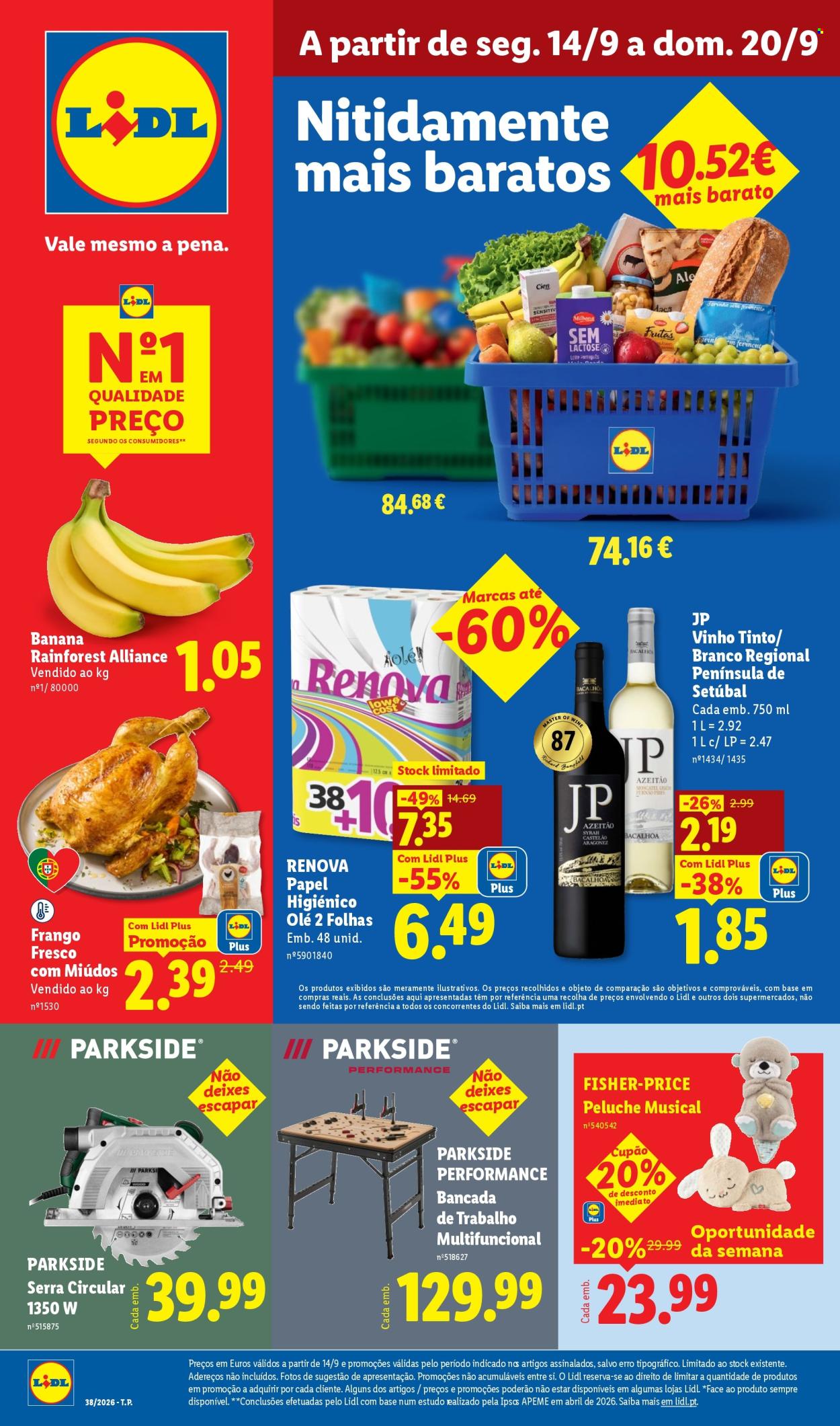 Folheto Lidl - 14.9.2026 - 20.9.2026. Página 1